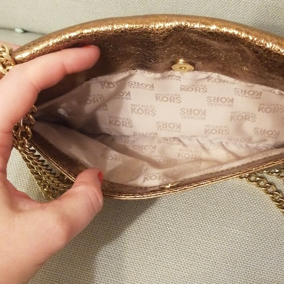 MICHAEL KORS bronze gold bag - Picture 3 of 7